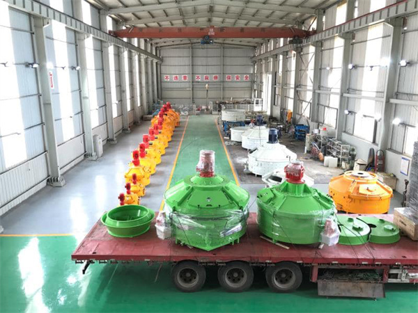 Energy saving planetary concrete mixer