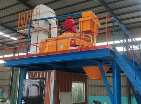 self loading vertical shaft concrete mixer