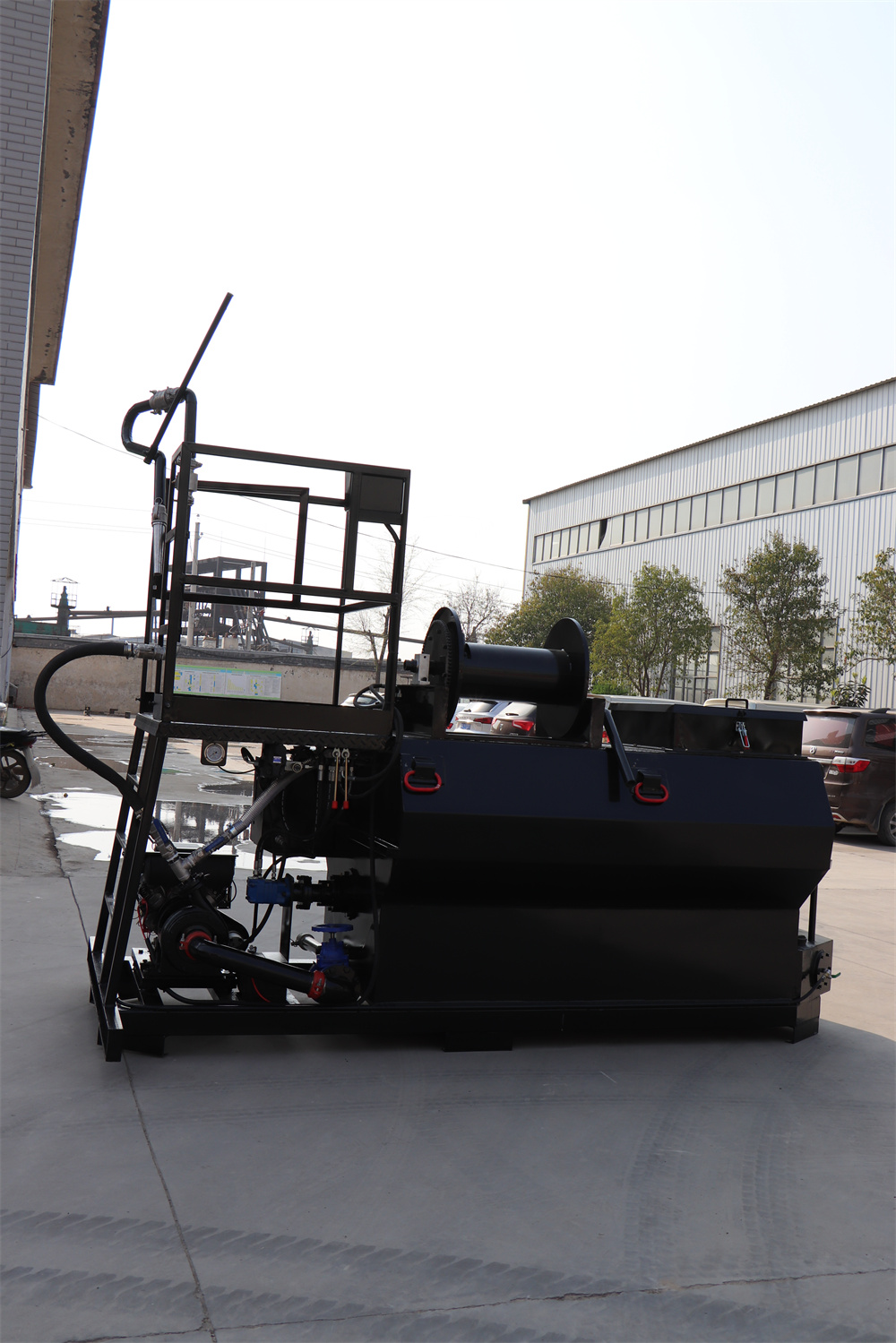 Factory grass seed spraying machine