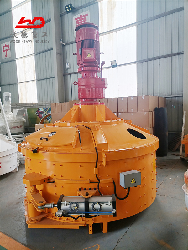 self loading planetary concrete mixer with lift and hopper