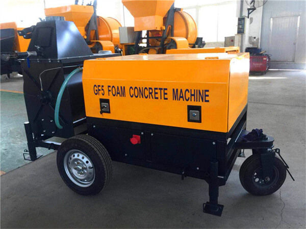 portable light weight foam concrete mixing and pump machine for sale
