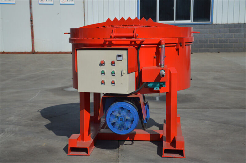 refractory concrete pan mixer