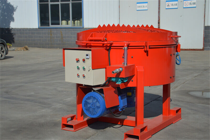 industrial pan mixer for mixing refractory