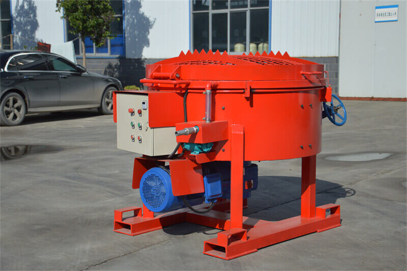 refractory concrete pan mixer