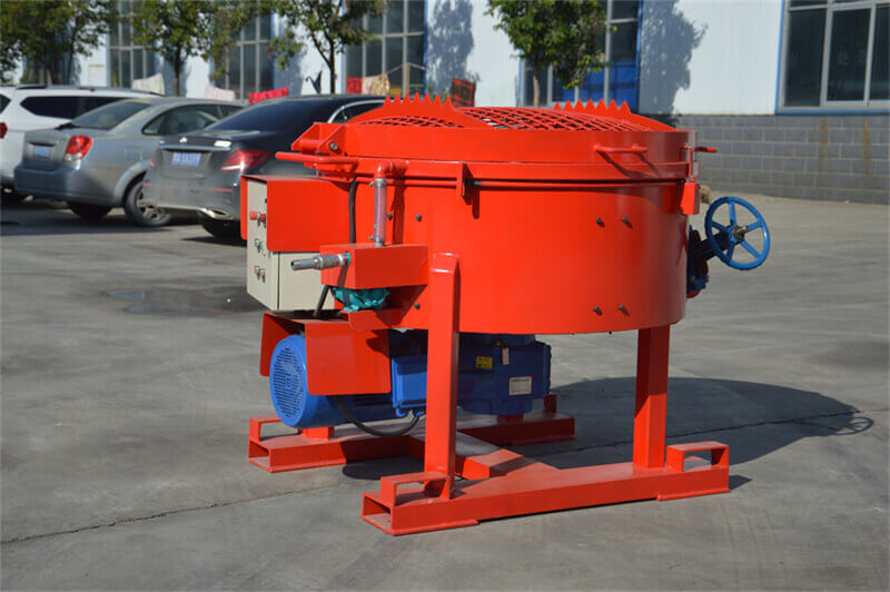 castable refractory pan mixer