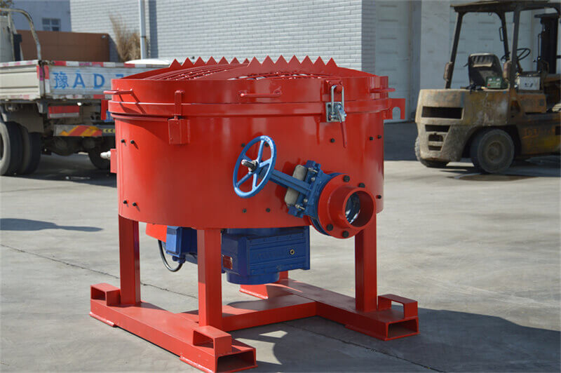 refractory concrete pan mixer