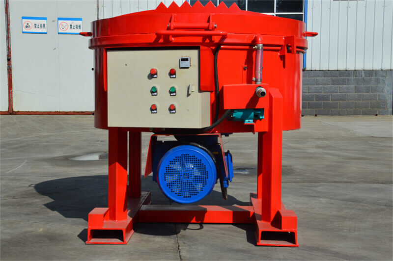 industrial pan mixer for mixing refractory