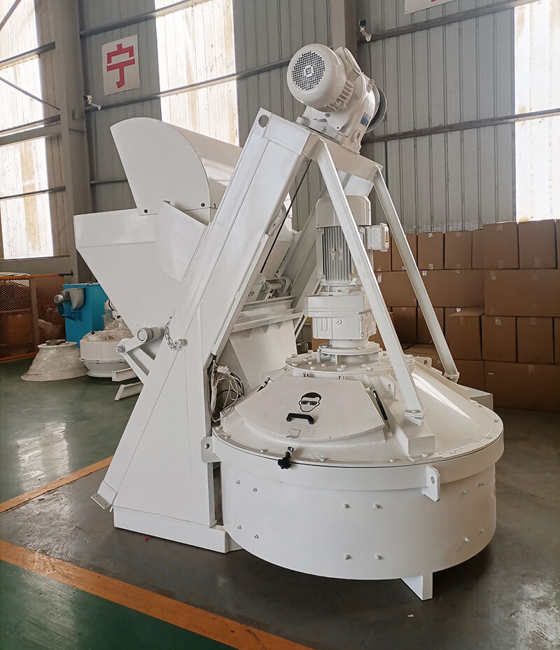 vertical shaft planetary concrete mixer for uhpc mixing