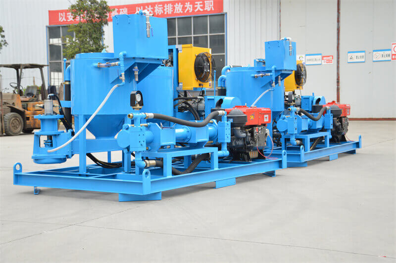 High-quality grout pump with mixer and agitator grouting station with competitive price