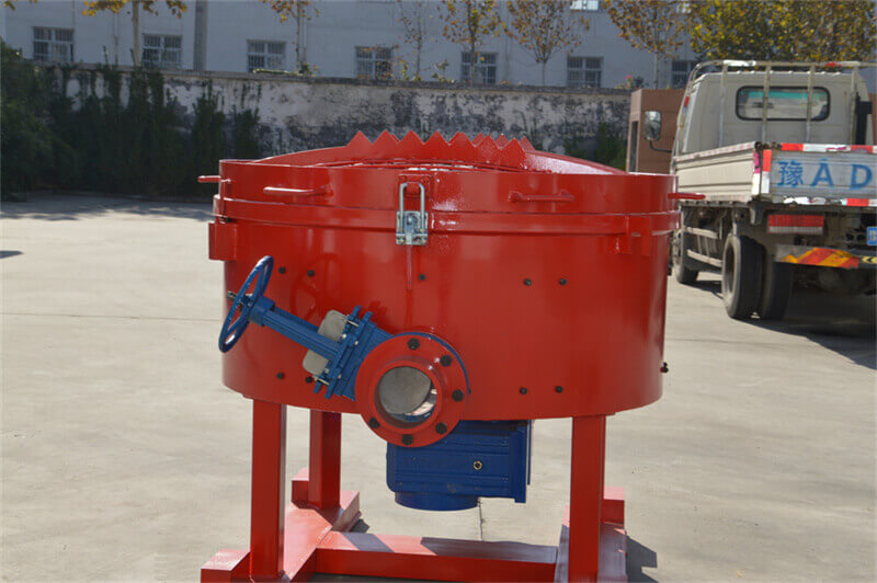 High Capacity Refractory Pan Mixer for Construction Projects