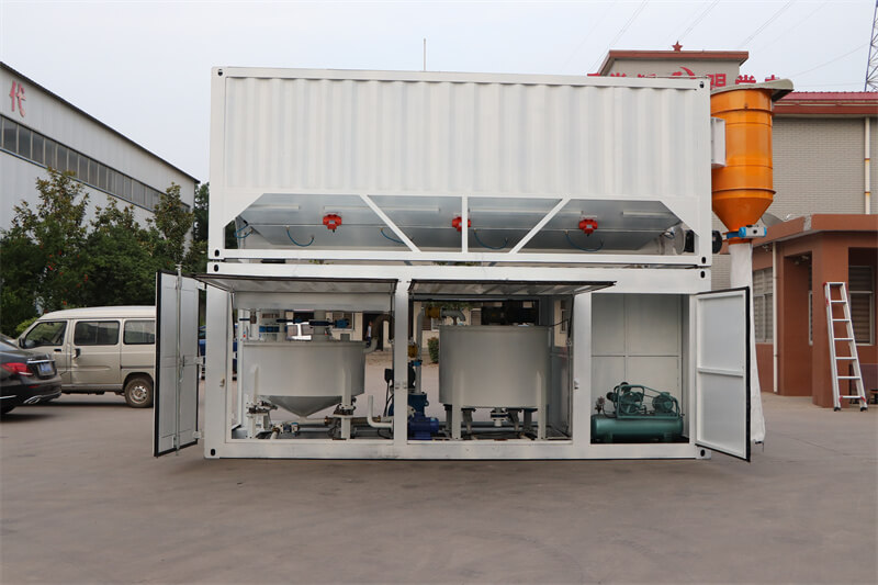 High Efficiency Automatic Mixing Plant with Cement Silo