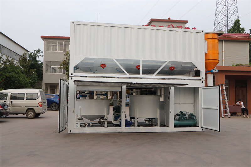 Automatic Mixing Plant with Cement Silo for Construction Projects