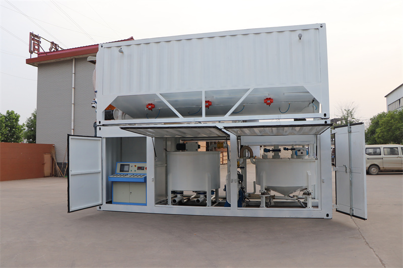 High-performance Grout plant with Cement Silo