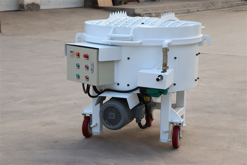 Electric refractory mixer