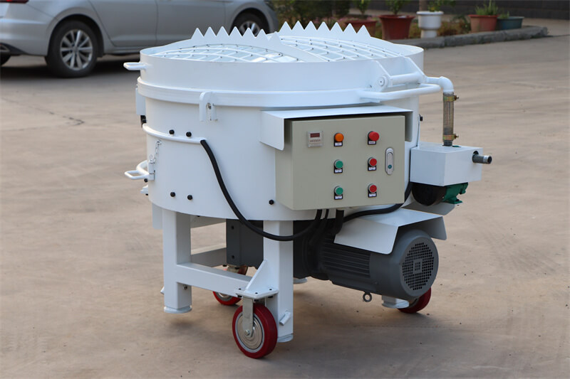 Refractory material mixer