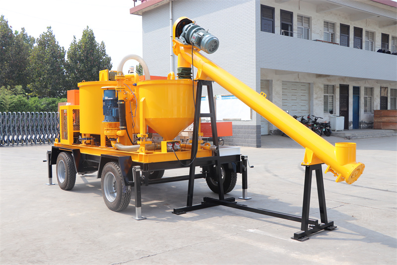 Grout Mixer Pump for Refractory Work