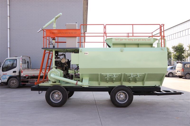 Hydroseeder high way slope greening machine