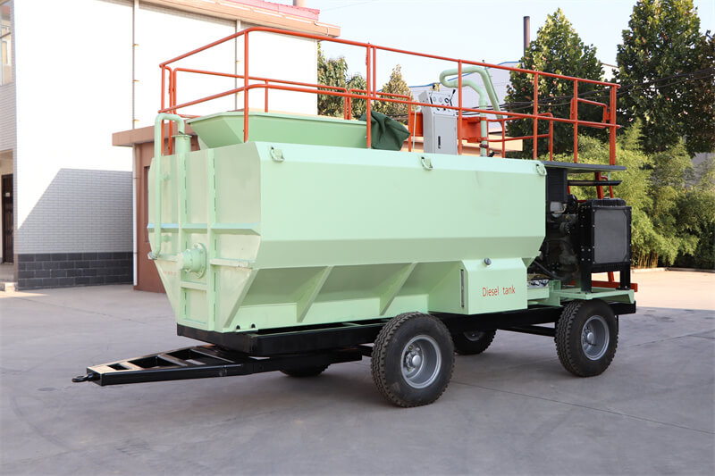 Hydroseeder high way slope greening machine