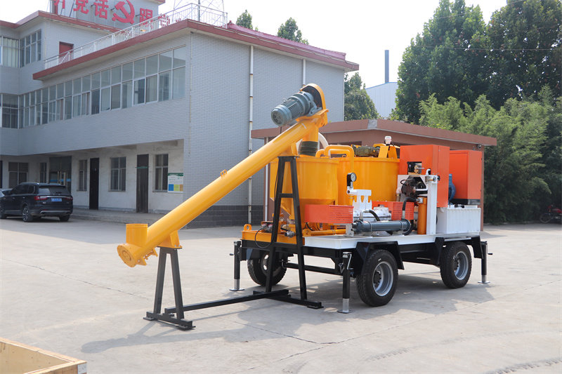 grout mixer pump station