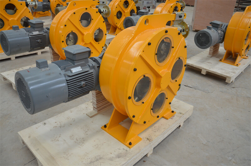 peristaltic pump to pump clay slurries