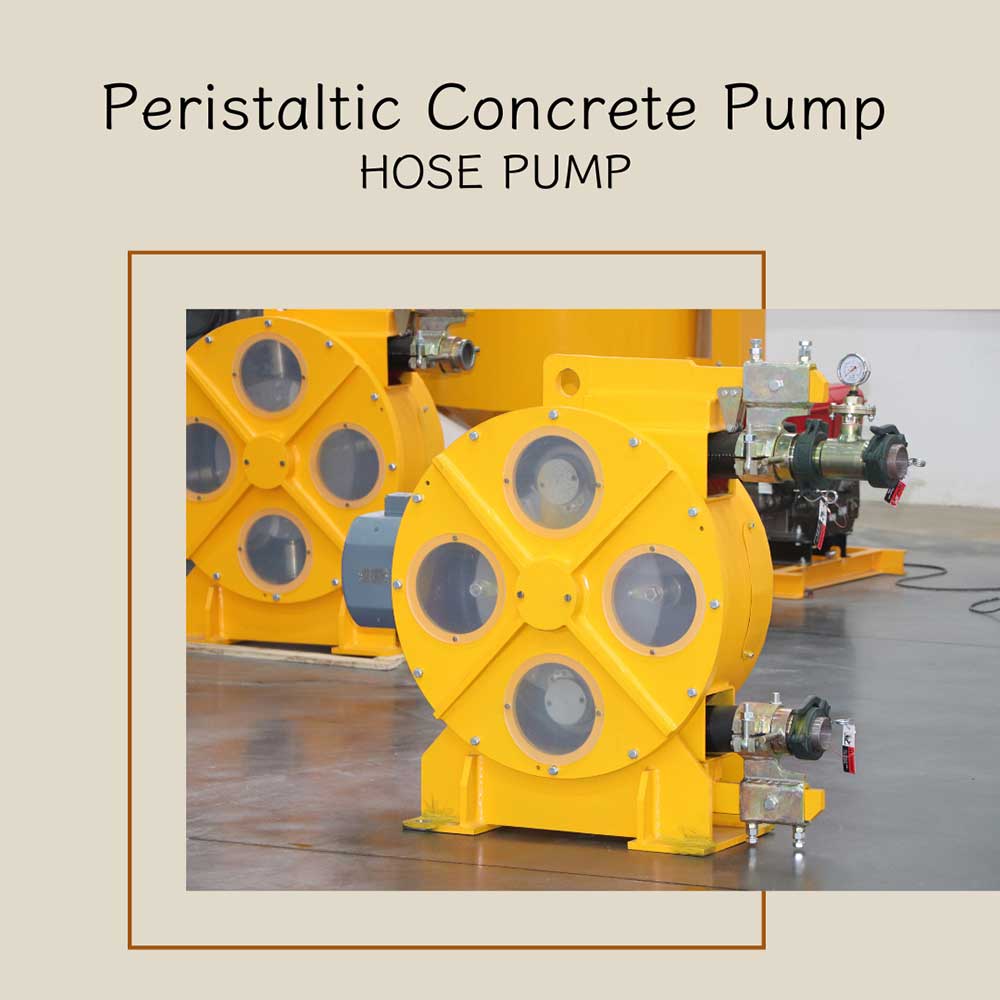 High specification peristaltic concrete pump