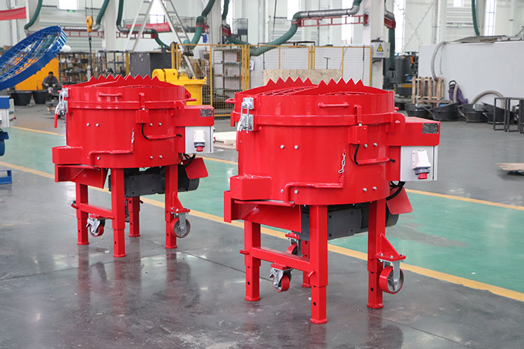 100kg refractory pan mixer