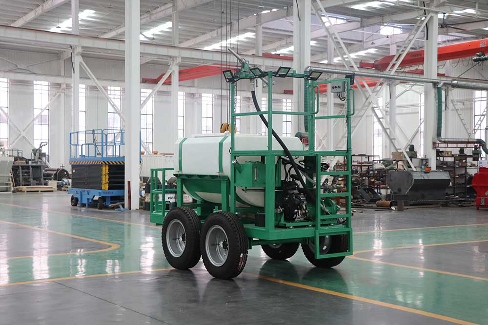2000L jet agitated hydroseeder