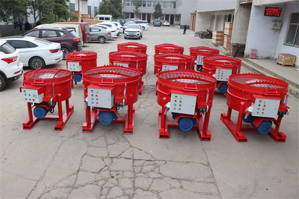 500kg special designed refractory pan mixer