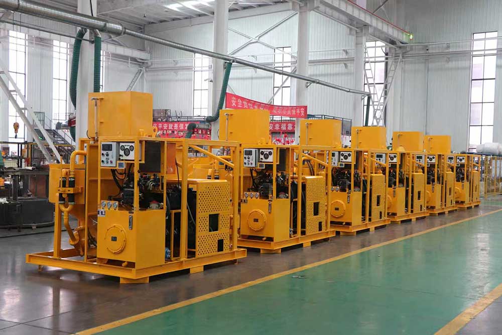 Bentonite grout mixer plant for tunnels