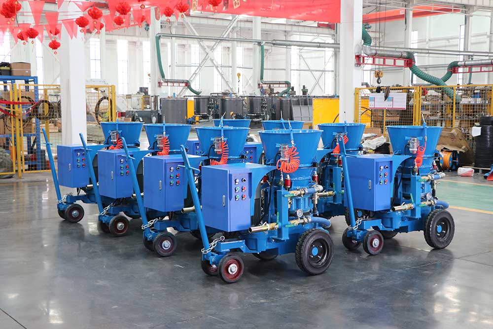 Dry mix refractory gunning shotcrete machine manufacturers