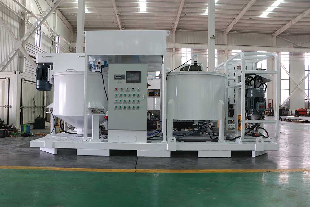 Full automatic bentonite grouting plant