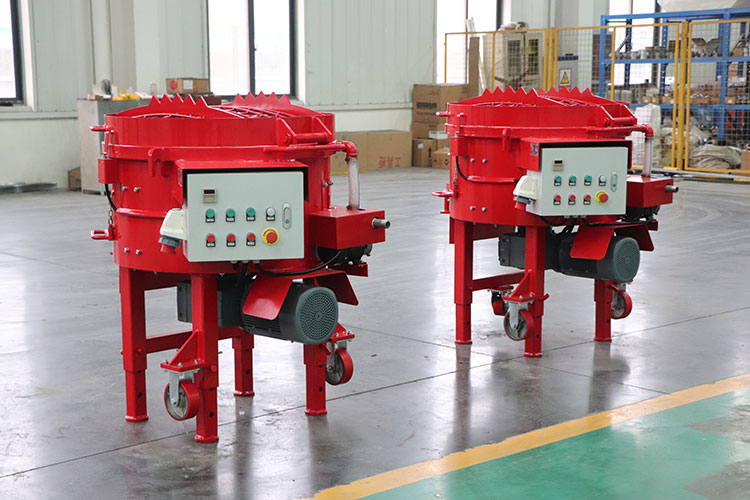 Refractory pan mixer 100 kg