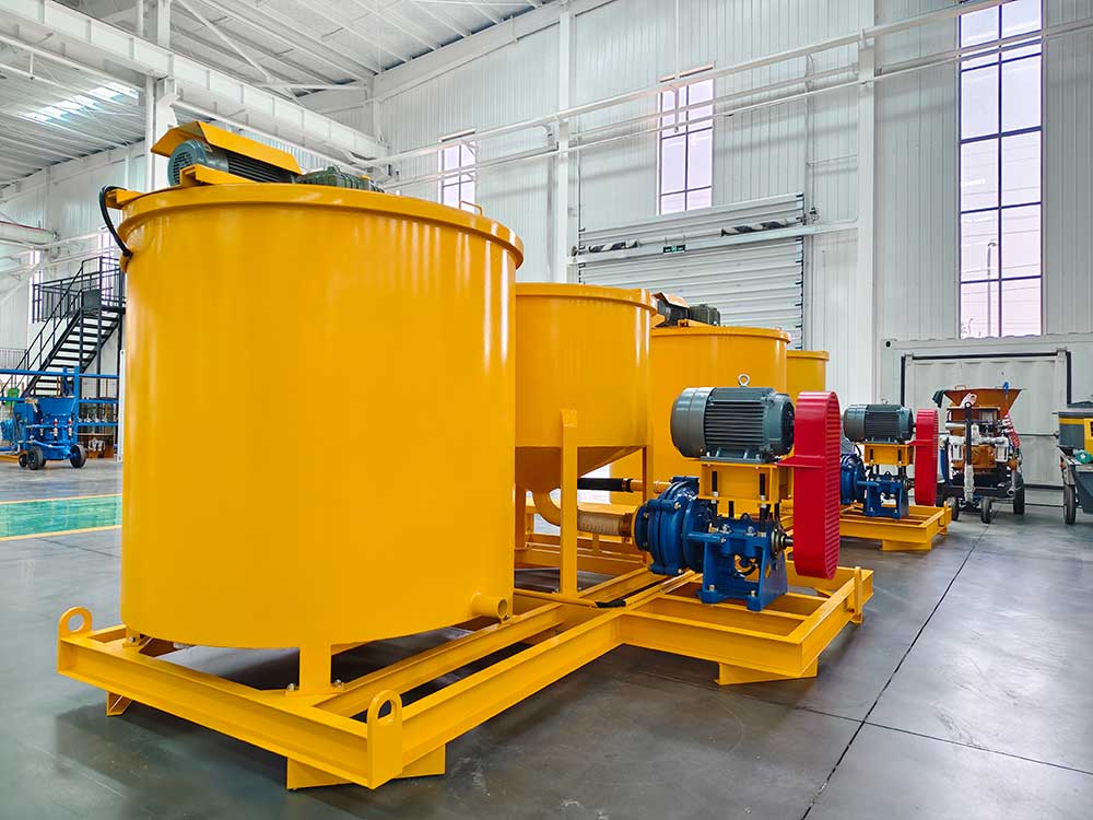 Cement slurry grout mixer