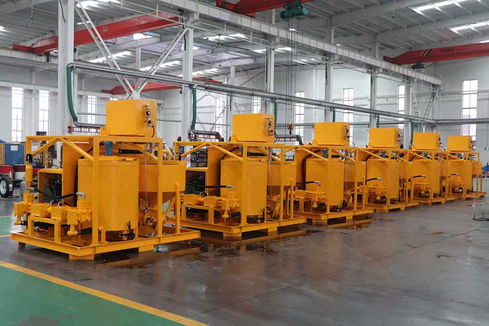Grouting equipment for mining