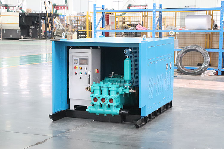 High pressure electric cement grout pump