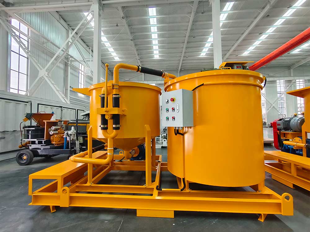 High shear colloidal grout mixer