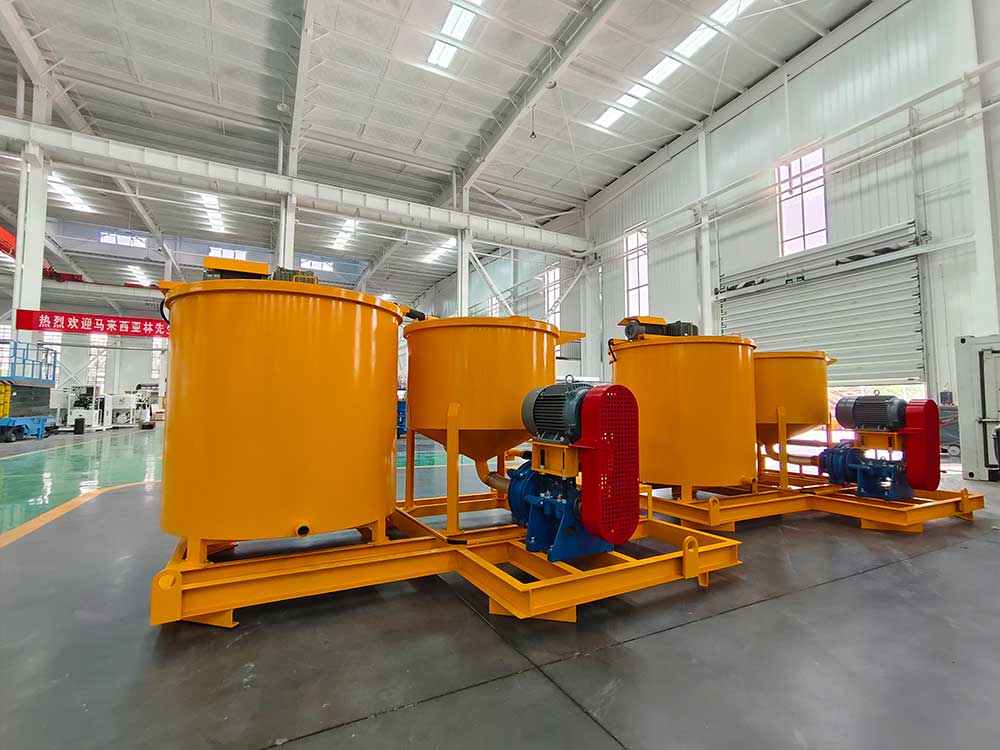 High speed cement grouting mixer