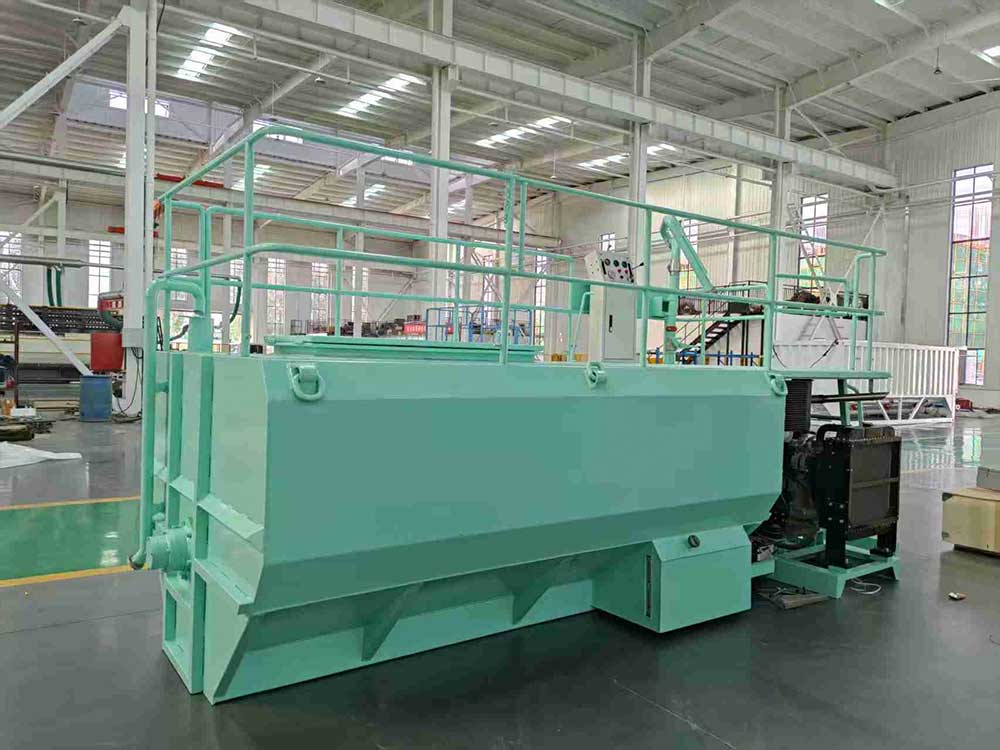 Hydro mulching machine