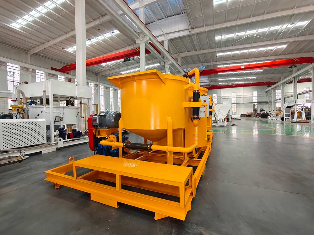 Jet grouting mixer equipment