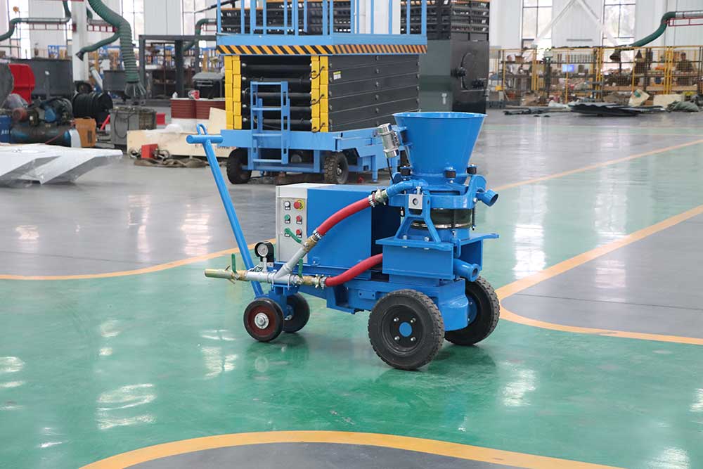 Refractory dry mix concrete shotcrete machine