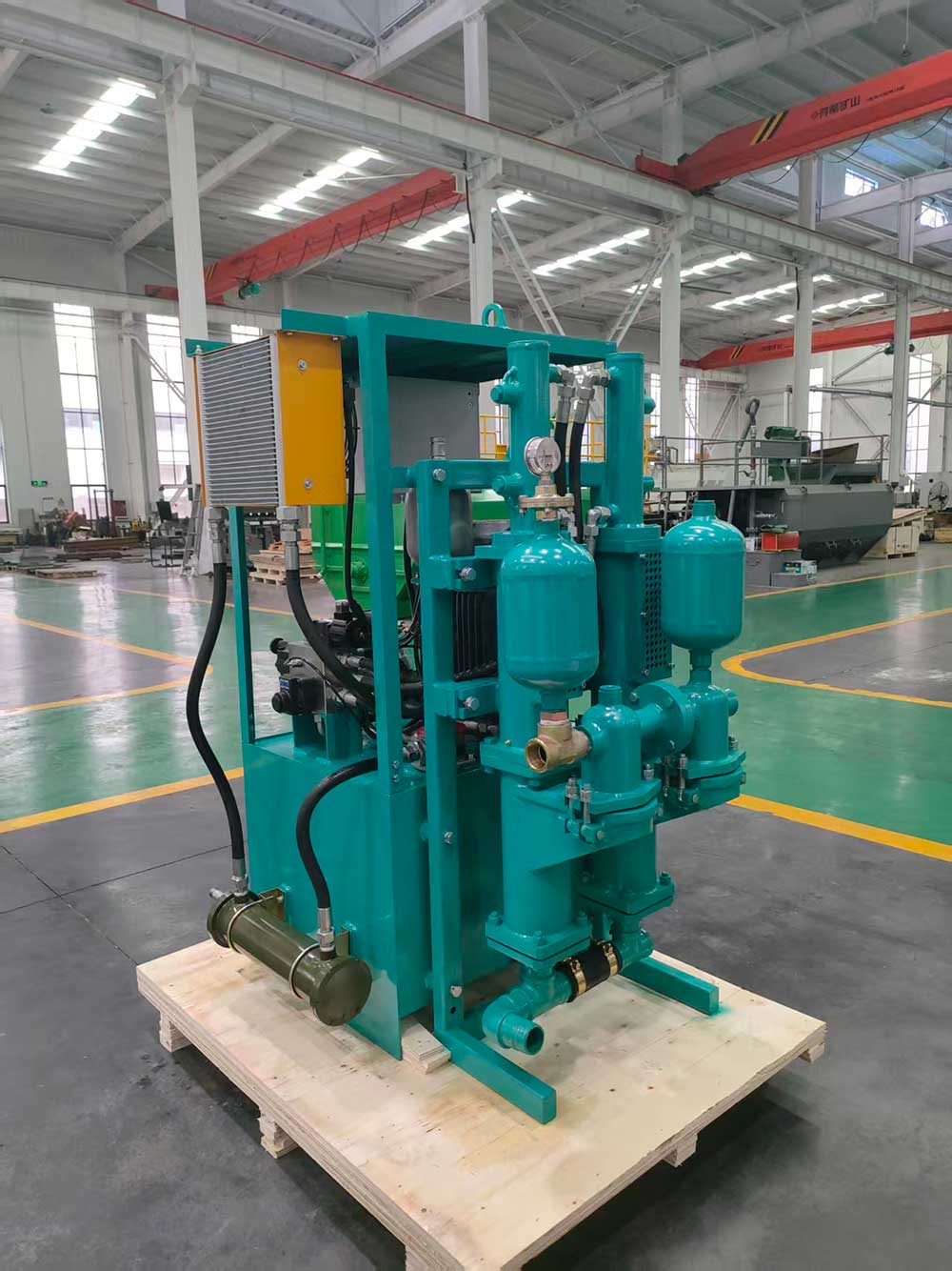 Anchor Grouting Mobile Cement Mortar Grout Pumps for Roadway Reinforcement