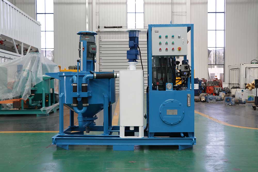 High pressure grouting injection machine for drilled anchors