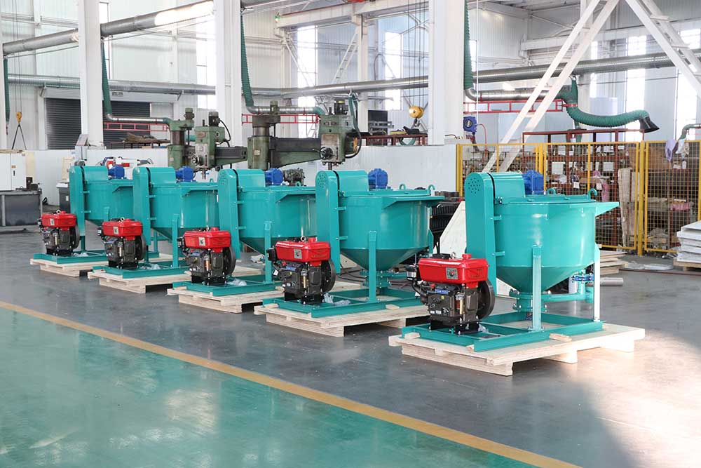 Grout mixer for micropile foundation work