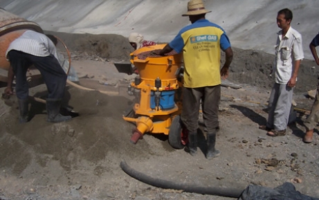 Application of wet shotcrete machine in the philippines