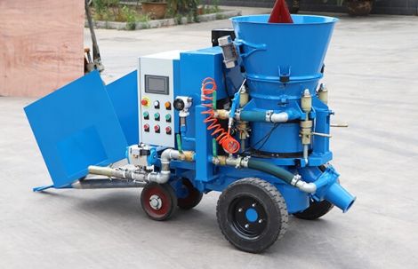 What is a refractory shotcrete machine?