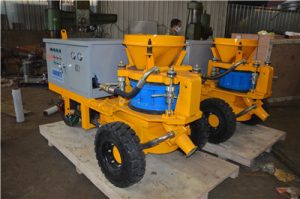 China concrete spray shotcrete gunite machine sales in Philippines