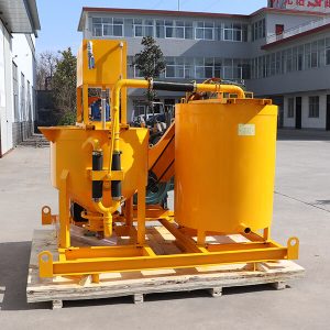 High speed colloidal grout mixer agitator sales