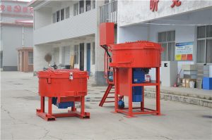 Wear-resistant steel line pan type castable mixer sales (1)