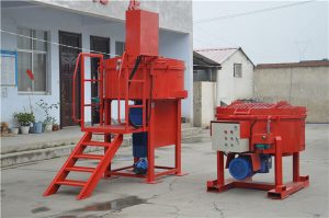 Wear-resistant steel line pan type castable mixer sales