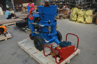 Shotcrete refractory gunning gunite machine for swimming pool